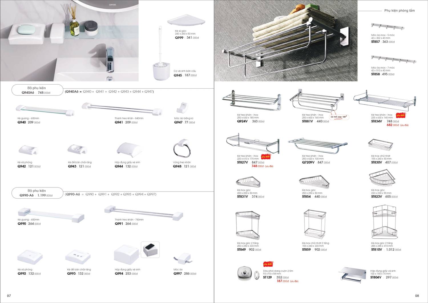 Catalogue và Bảng giá Thiết bị vệ sinh Caesar mới nhất 2024 - 2025 /Page 49